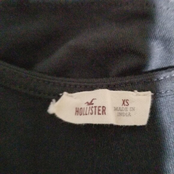 Sequin Embellished Black Tank Top By Hollister XS Womens Polyester Blend - Picture 3 of 3